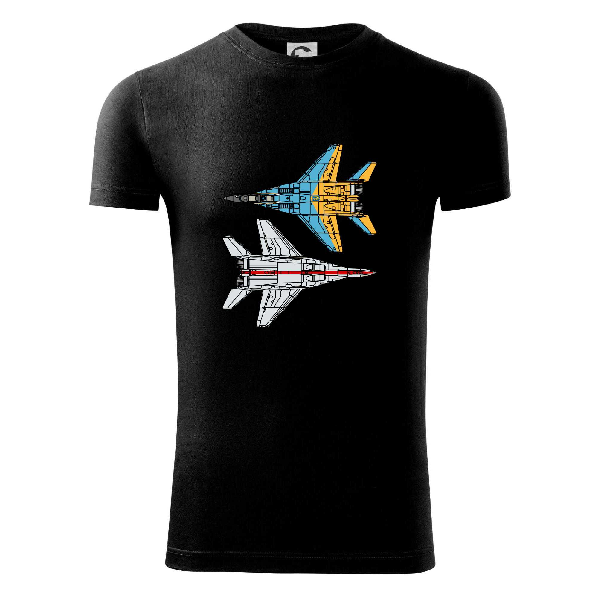 Mig 29 Fulcrum ze spoda a ze zhora Viper FIT pánské triko MyShirt cz