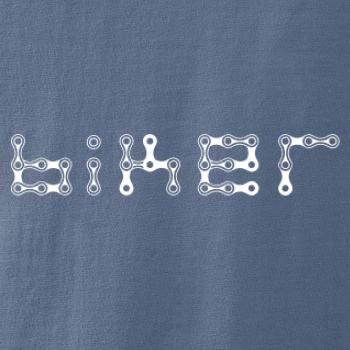 Biker nápis řetěz - Heavy new - triko pánské