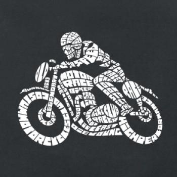 Motorkář nápisy - Zástěra Vintage