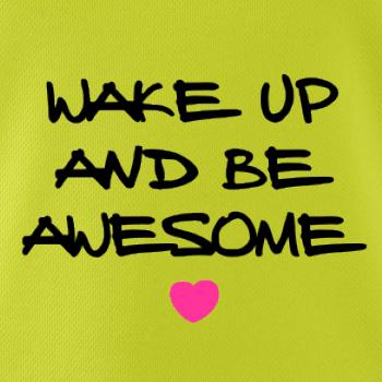 Wake up and be awesome - Reflexní mikina