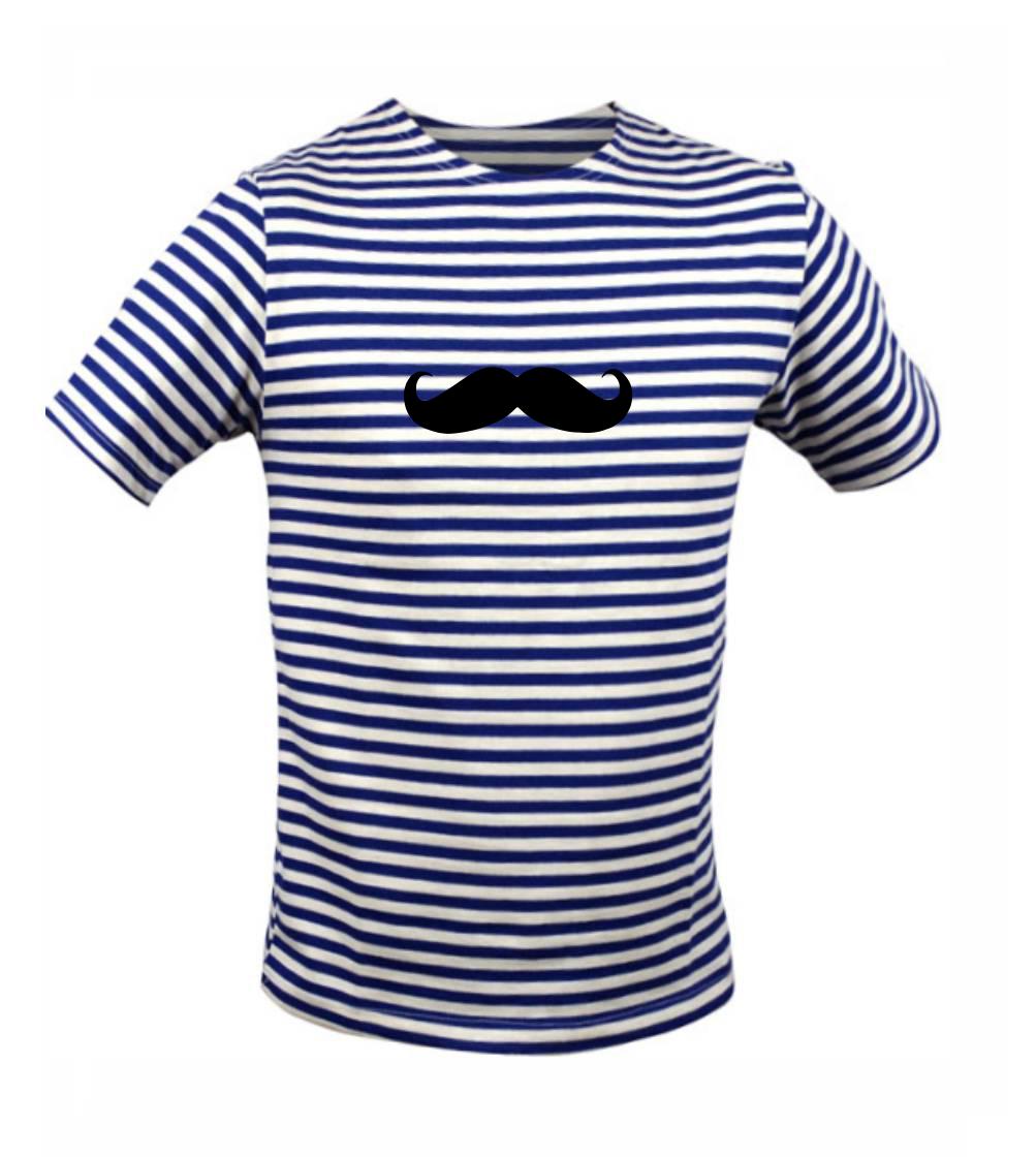 Mustache - knírek - Unisex triko na vodu