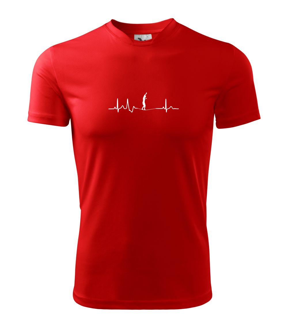 EKG Slackline - Pánské triko Fantasy sportovní (dresovina)
