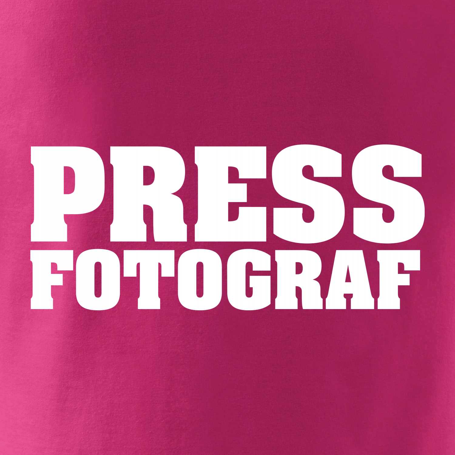 Novinář nápis - Press Fotograf - Triko dětské basic