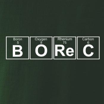 Borec - Periodická tabulka - Triko Basic Extra velké