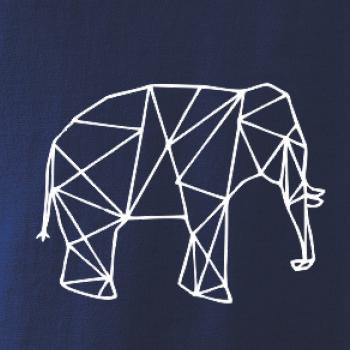 Geometrie - slon - Triko s dlouhým rukávem Long Sleeve