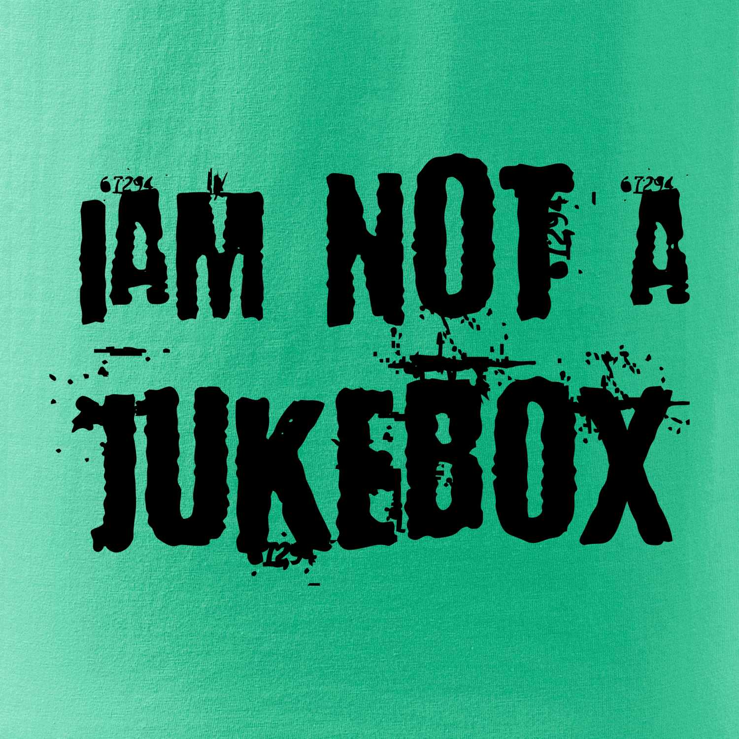 Iam not a jukebox - na prsou - Tílko triumph