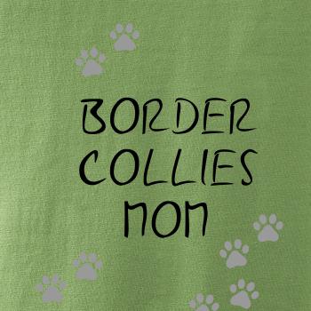 Border Collies mom (Border kolie) (Reflexní tlapky) - Mikina dámská Kangaroo s kapucí