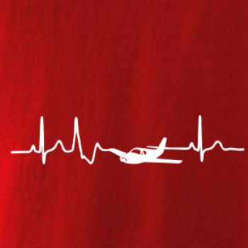 EKG letadlo - Pánské triko Fantasy sportovní (dresovina)